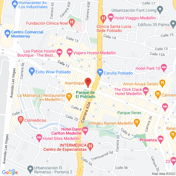Map of Teléfonos A.S.