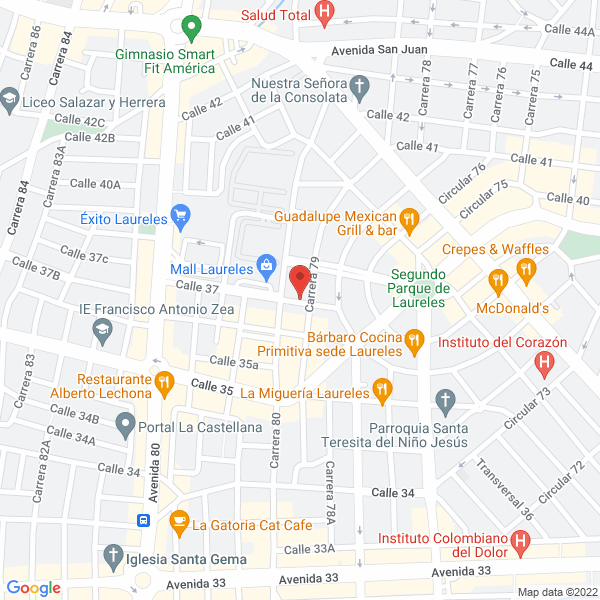 Map of Top Agencia De Marketing Promocional Y Eventos