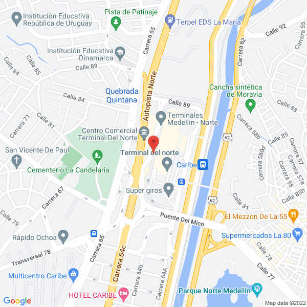 Map of Transoriente S.A