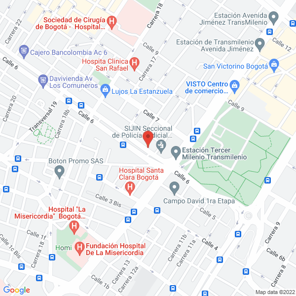 Map of Transoriente S.A.