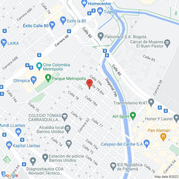 Map of Transporte De Carga Gomac