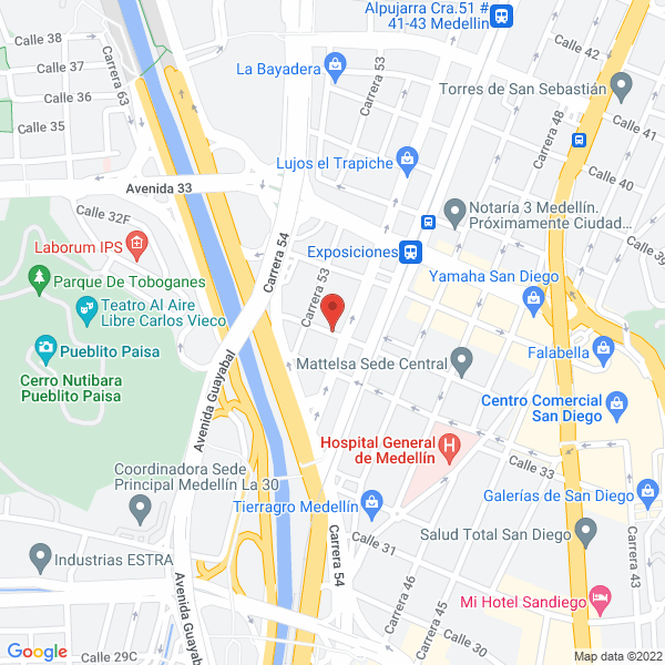 Map of Transporte Flota Libertad S.A.S.