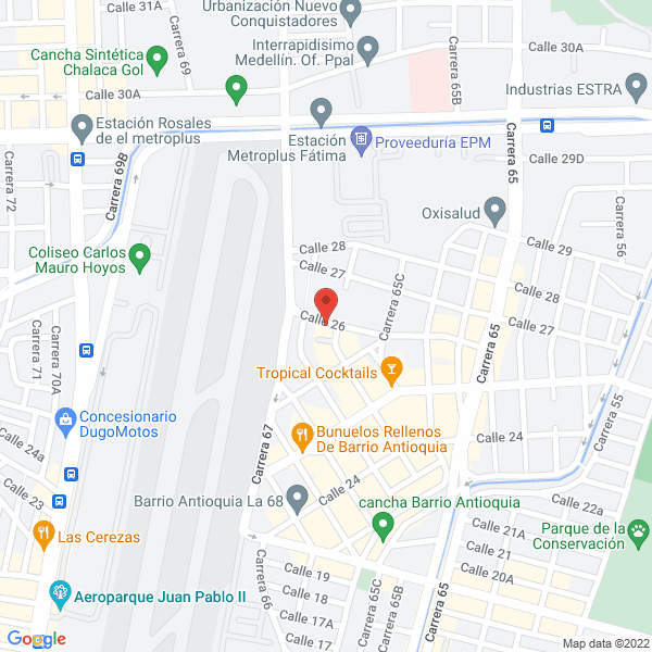 Map of Transporte M.T.C
