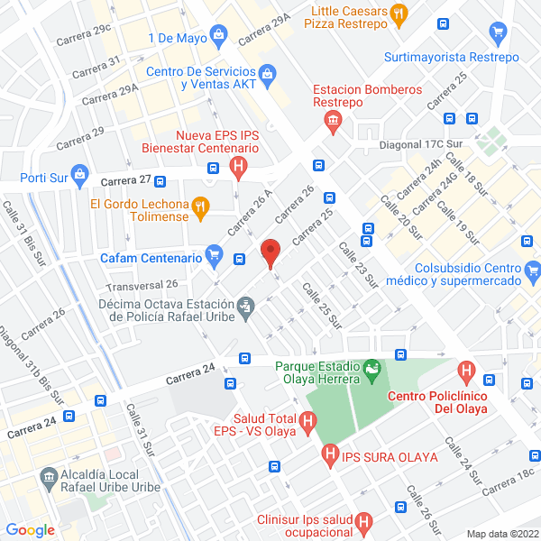 Map of Icec Sca