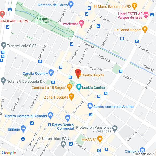 Map of Alimenta Food