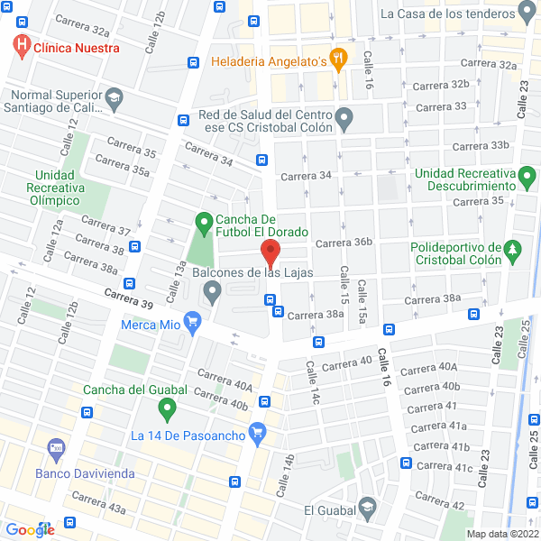 Map of Distribuciones Agroceballos S.A.S.