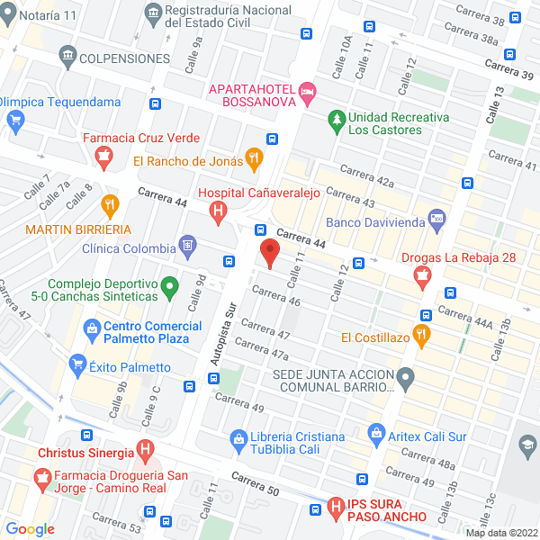 Map of Sociedad Tecner S.A.S.