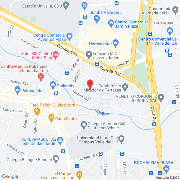 Map of Friomerk S.A.S.