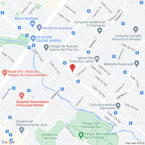 Map of Vanegas Pedro