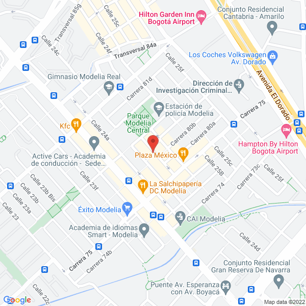 Map of La Martina Pizza