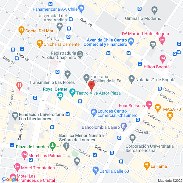 Map of Los Lindos Bar De Tapas Y Restaurante