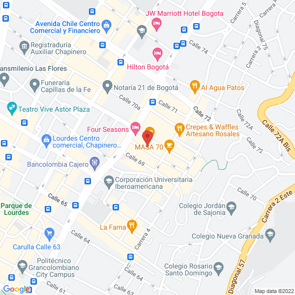Map of El Clásico De Las Dos Cocineras