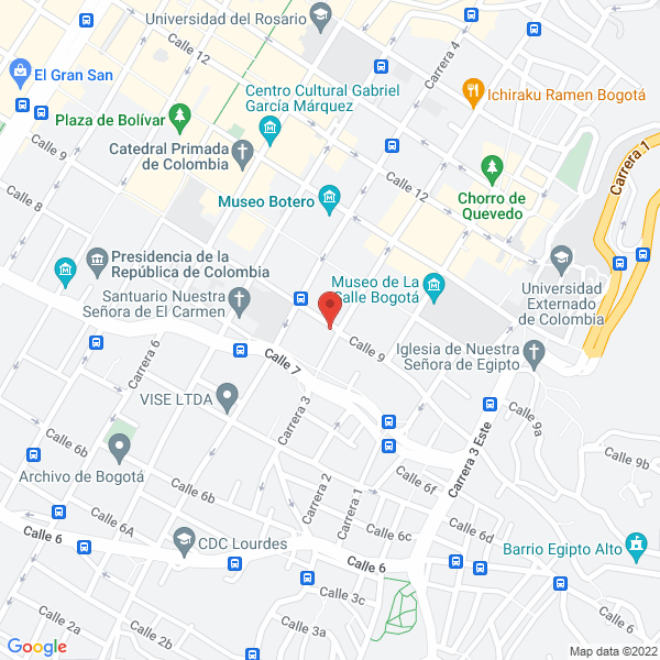 Map of Chez Dom