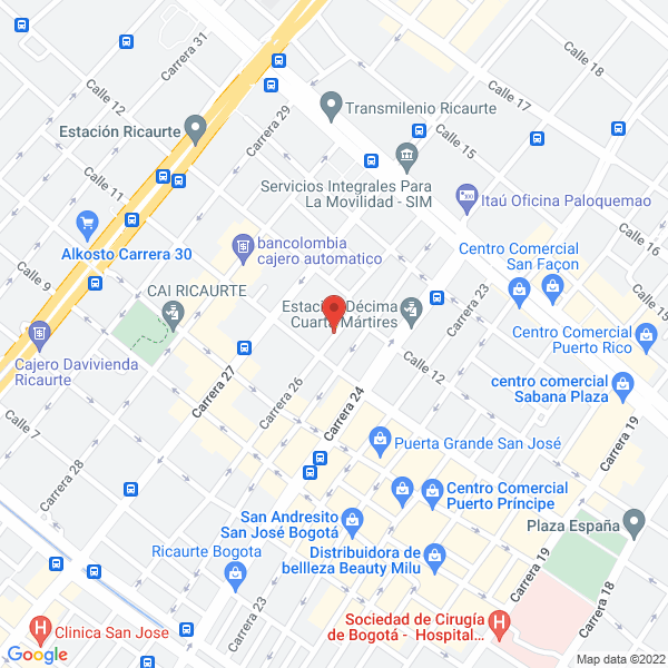 Map of Tecnomedicion S.A.S.