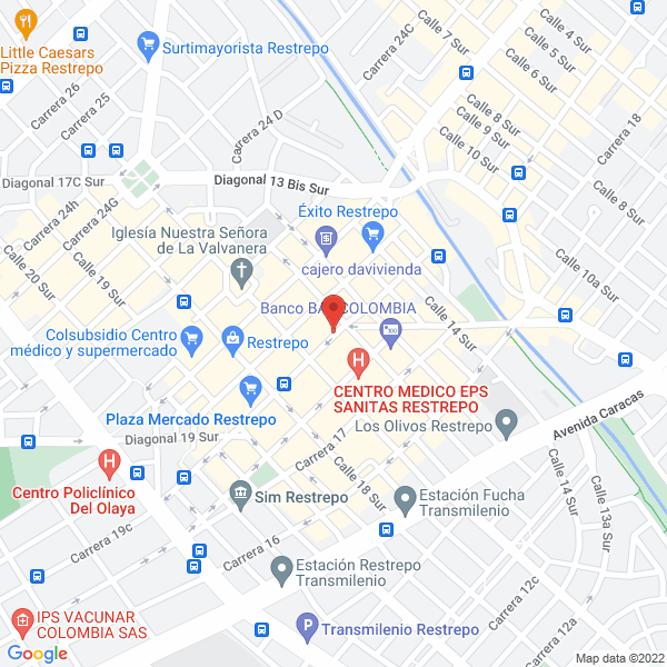 Map of Almacén Lugal