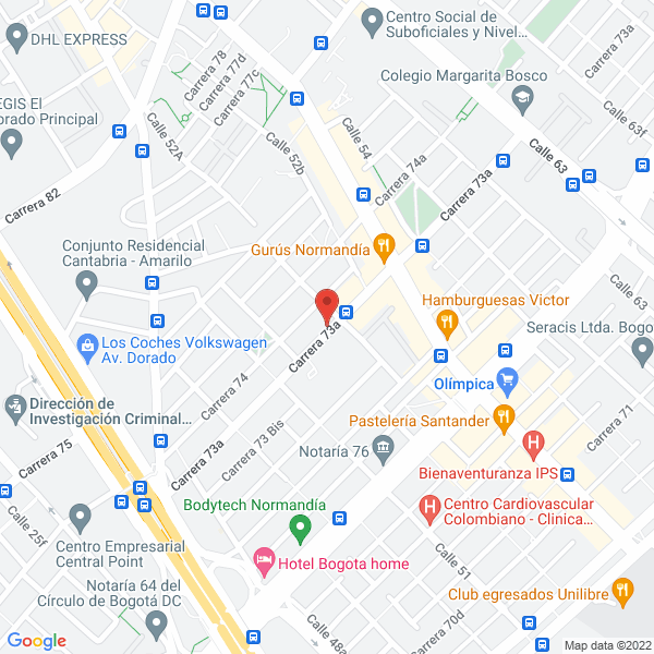Map of Service Company S&C Ltda