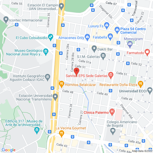 Map of Enlaces Del Caribe Ltda.
