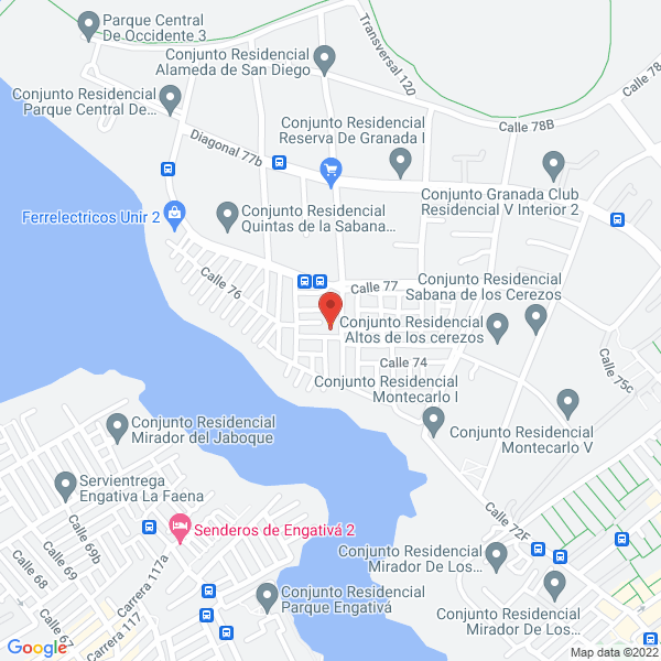 Map of I.P.S. Sanisalud En Casa
