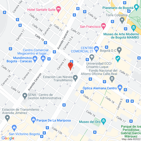 Map of Cachuchas Y Camisetas Good Will S.A.S.
