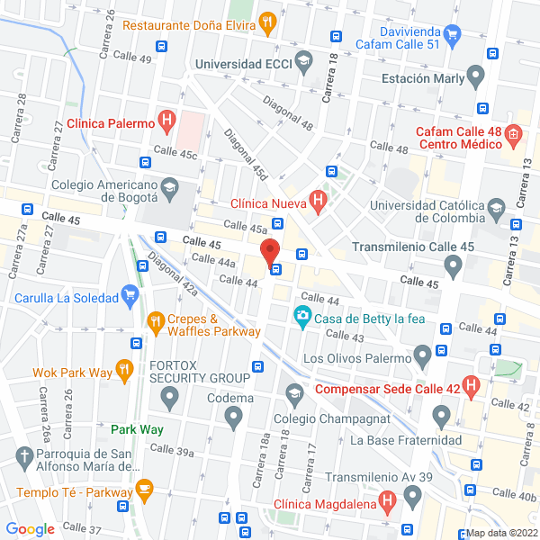 Map of Plantas De Tratamiento De Aguas Y Servicios Ptas Ltda