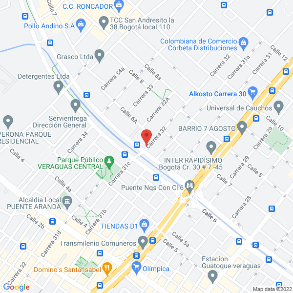 Map of Envios & Envios S.A.S