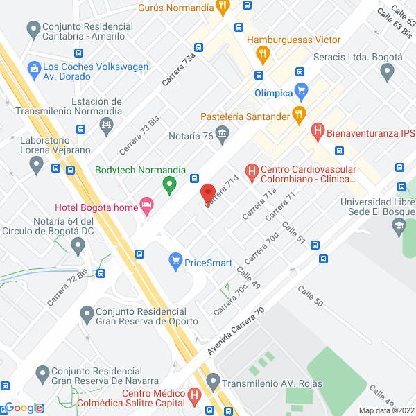 Map of Commerce Logistics Group S.A.S