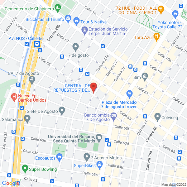 Map of Importadora Asucar Ltda