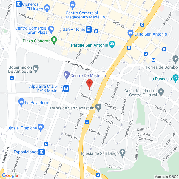 Map of Nuevos Materiales Para Construir Numac S.A.S. - Numac
