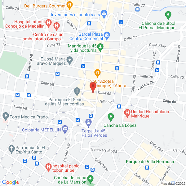 Map of Reformas Arenas Vazco