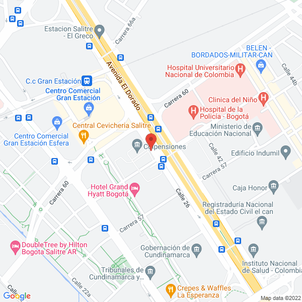 Map of Metabólica S.A.S..