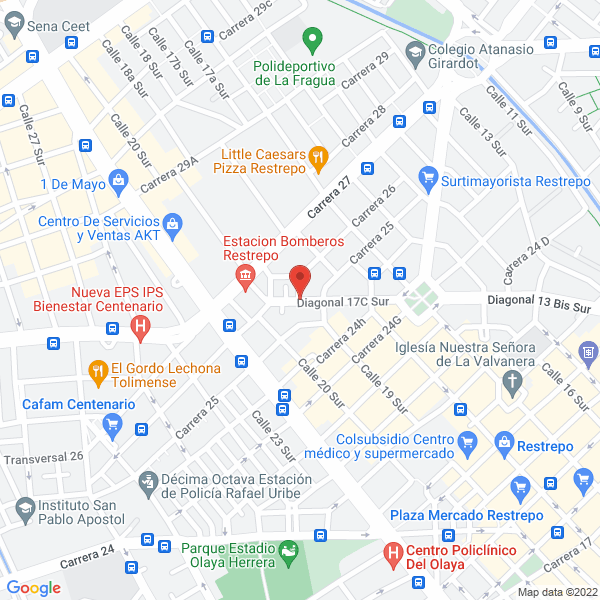 Map of Alemana De Troqueles