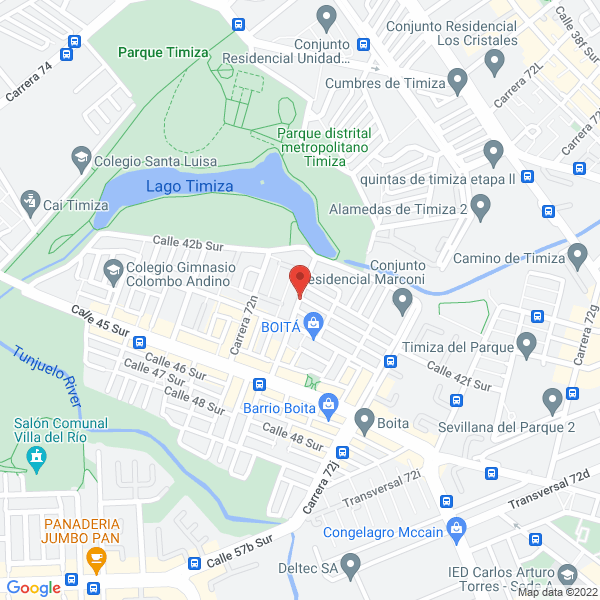 Map of Alquiler De Retroescavadoras Germán Peña