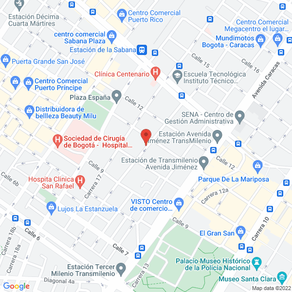 Map of Ferreteria Los Crisoles
