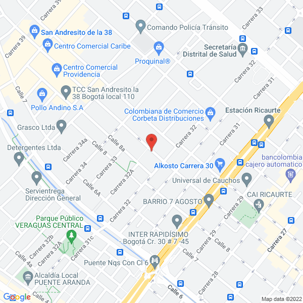 Map of Metal Barcas Sas