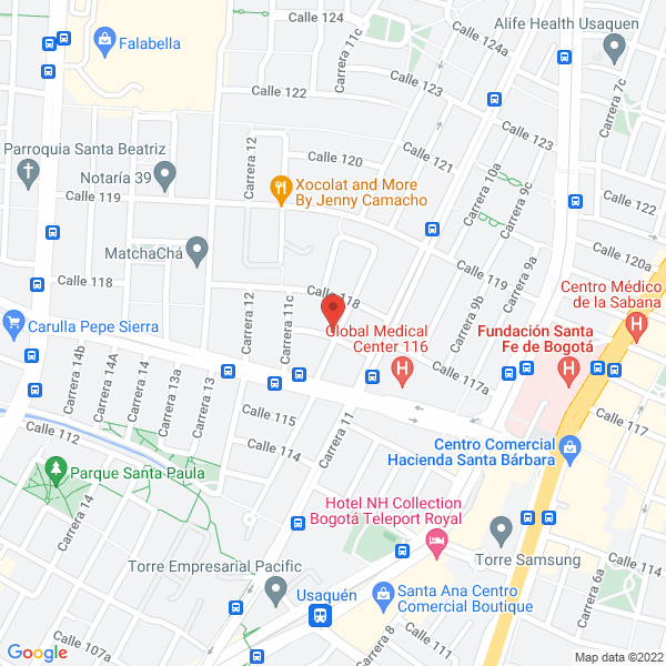 Map of Maria Clara Leyva