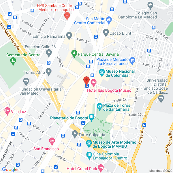 Map of Agencia De Viajes Y Turismo Comfort Travel Sas