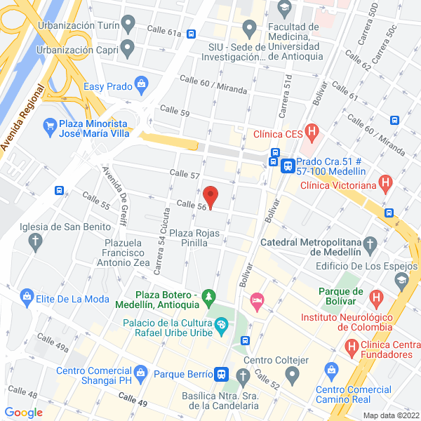 Map of Apartahotel El Deseo