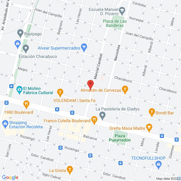 Map of Andrea Peluqueria