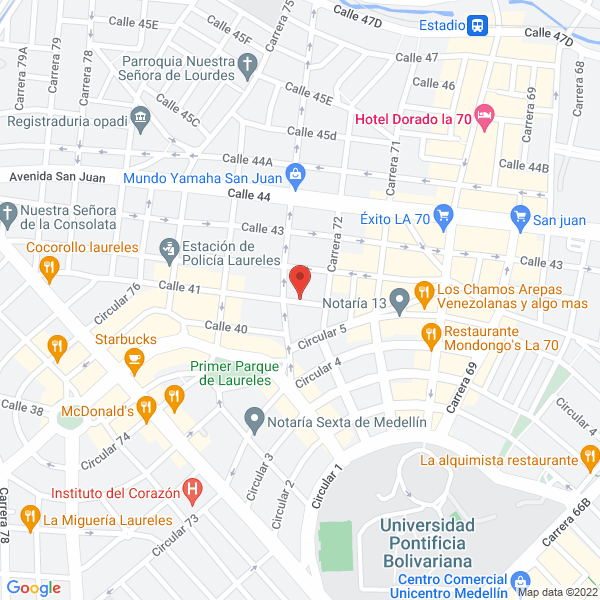 Map of Consignataria Jy S.A.S.