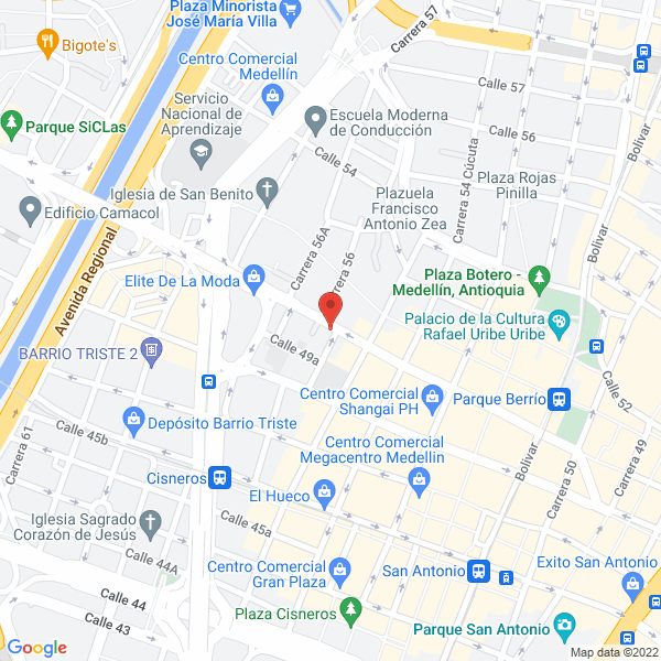 Map of Expert Coach Centro De Entrenamiento En Liderazgo Sociedad Por Acciones Simplificada