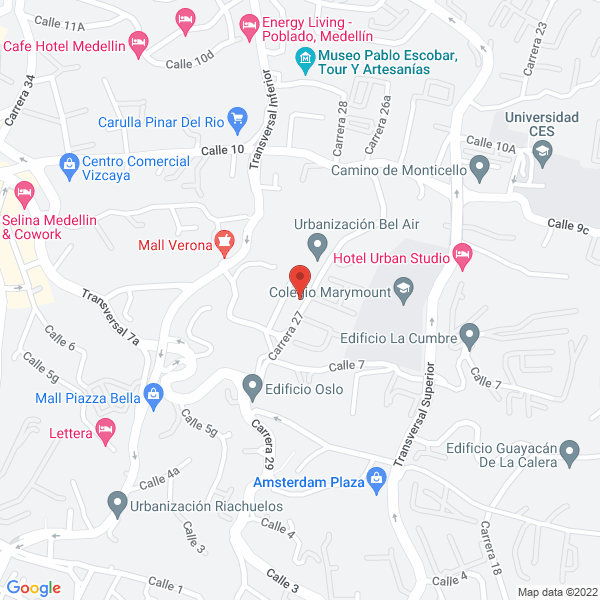 Map of Asesorías Y Transportes S.A.S.