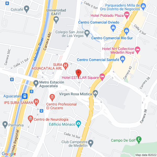 Map of Jorge Eduardo Arbeláez R. S.A.S.
