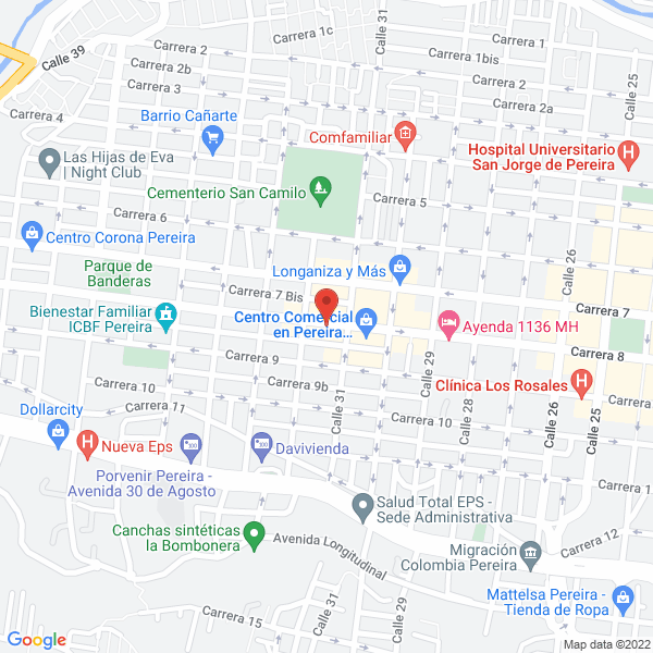 Map of Club De Taekwondo Casa Hwarang