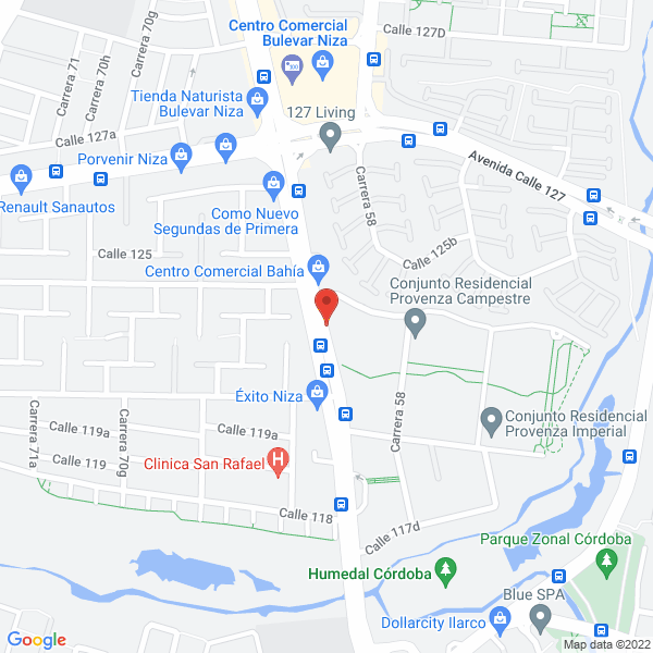 Map of Constructora Fortaleza Ltda.
