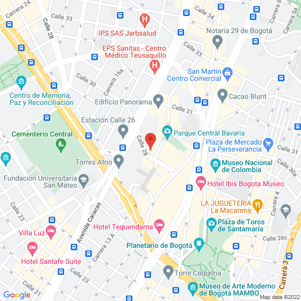 Map of Consultores Colombianos Asociados S.A.S.