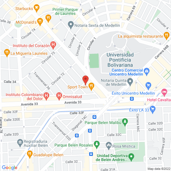 Map of Consultorías Técnicas Ambientales