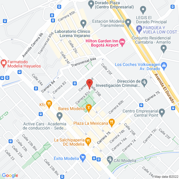 Map of Club De Billares Taco Y Tax