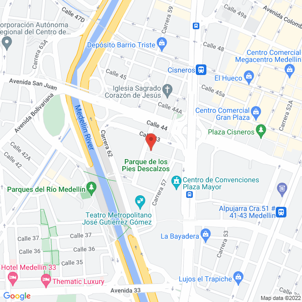 Map of Construcciones Del Pacifico