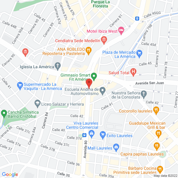 Map of Construcciones Palacio Elorsa S.A.S.