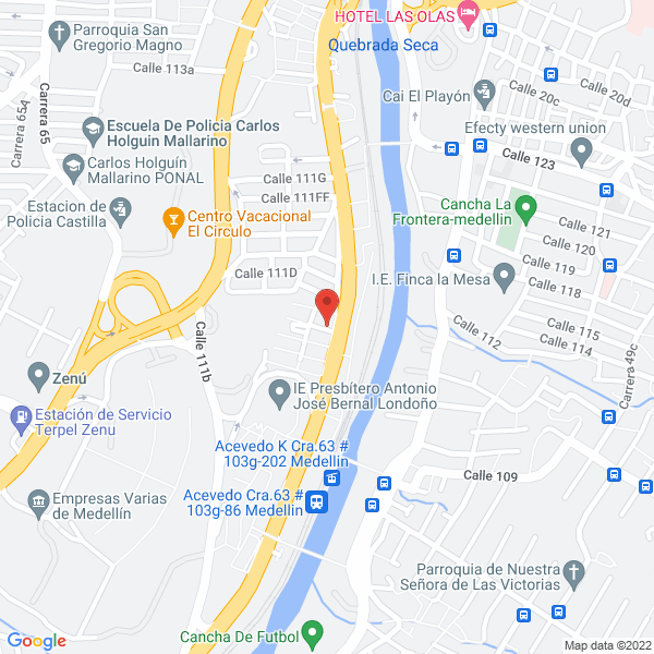 Map of Construvelásquez E.U.